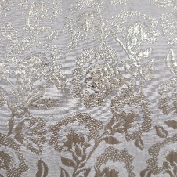 NWT The Limited Metallic Gold & Cream Brocade Sleeveless Shift Dress - Picture 4 of 6